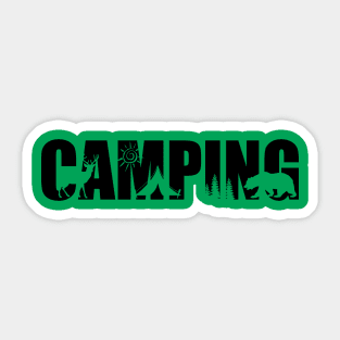 Camping Sticker